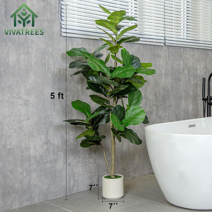 5FT Fiddle Leaf Fig Artificial Tree